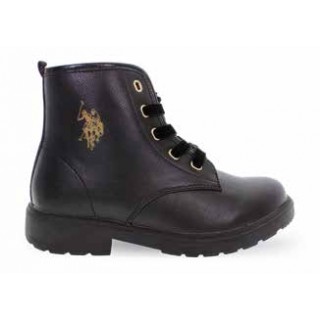 Polo Assn vaikiški batai su auliuku juodi